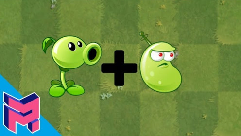 pvz迷你版,发射激光的豌豆射手看着真有意思