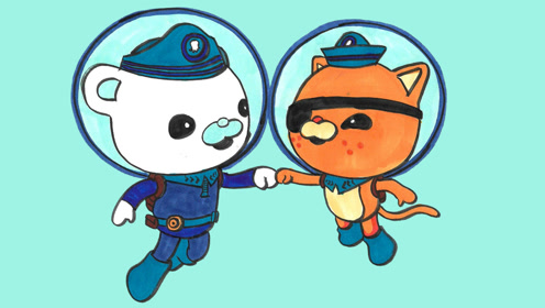 绘本故事 海底小纵队之可爱的巴克队长和聪明的呱唧