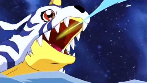 阿和遇到危险时加布兽第一次进化成加鲁鲁兽