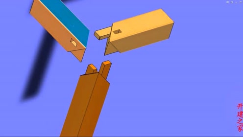 木工榫卯基础篇(12):三碰肩