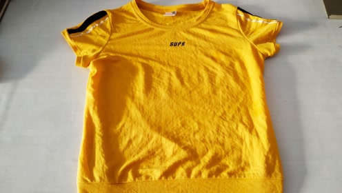 纯棉t恤衫缩水怎么办?老师傅又有新妙招,方法简单还好看