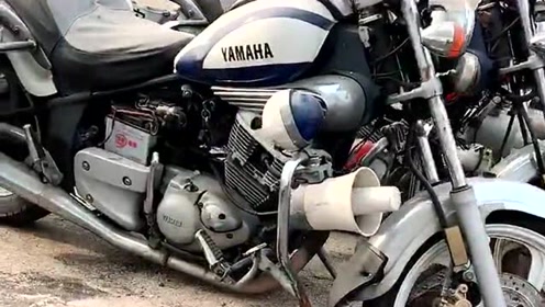 雅马哈劲龙250巡航太子 单位退役的机车 是个改复古的好底子 腾讯视频