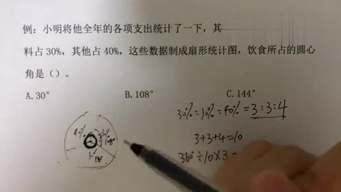 扇形的认识计算 腾讯视频