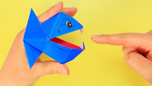 时 间:2018-07-31琳儿手工折纸:这是最简单的折鱼方法,没有难度,学