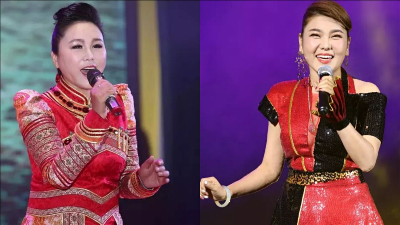 乌兰图雅乌兰托娅唱功对比,同唱《套马杆》,翻唱和原唱差距太大
