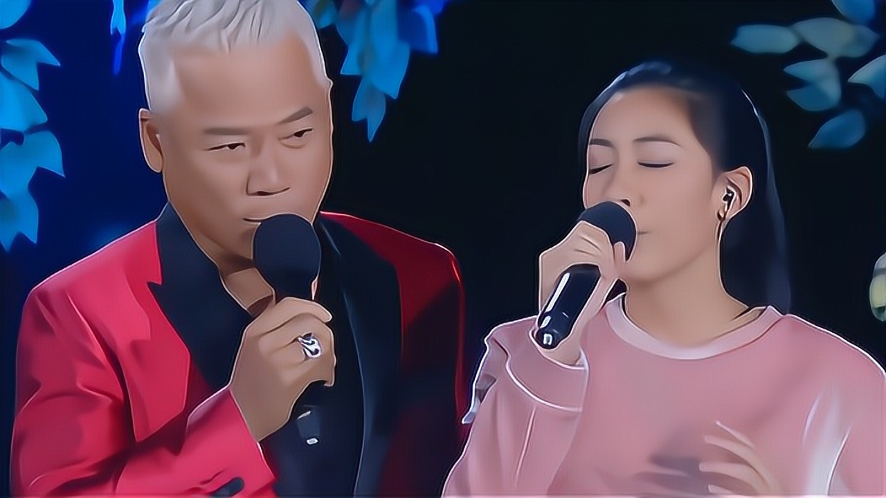 巫启贤和女儿合唱《当你老了》女儿好漂亮,唱歌也好听