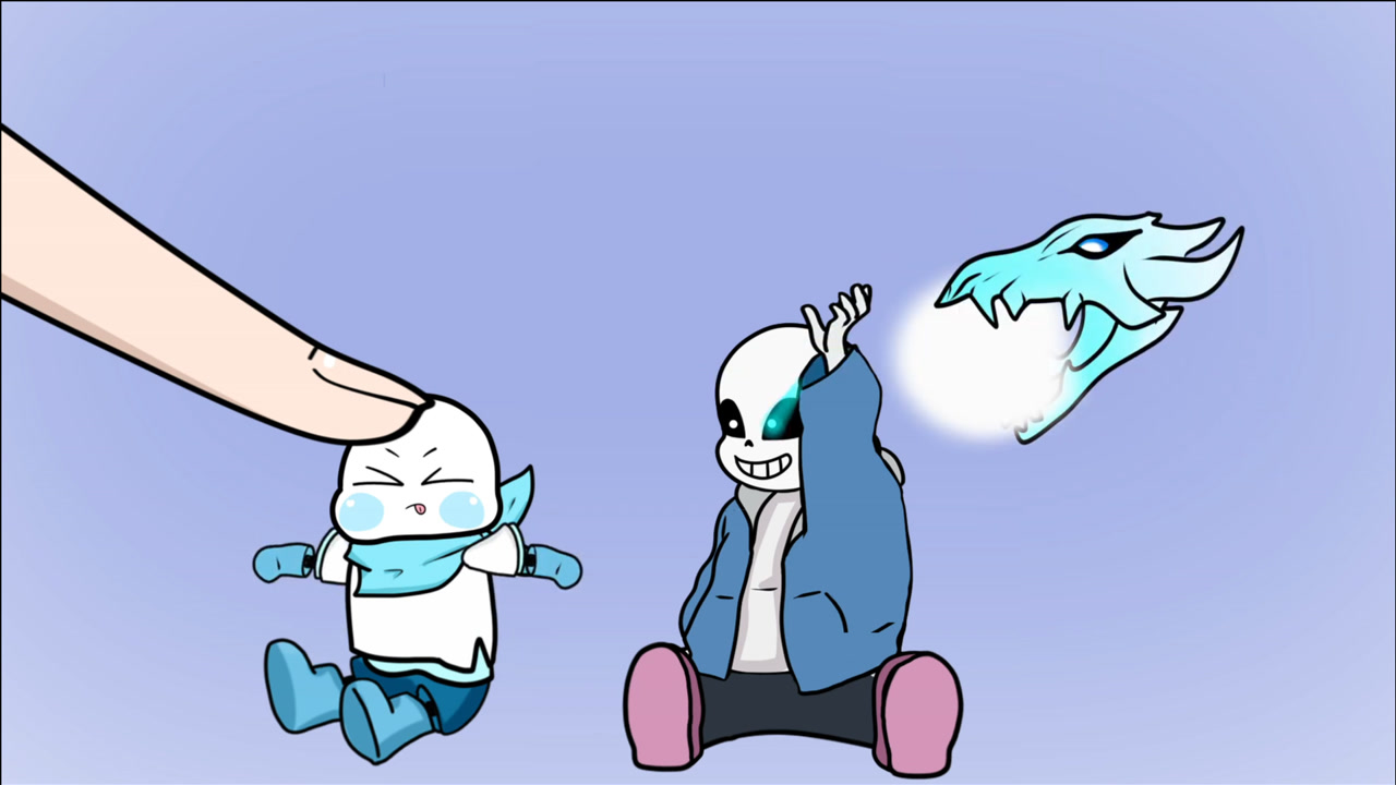 sans准备释放龙骨炮