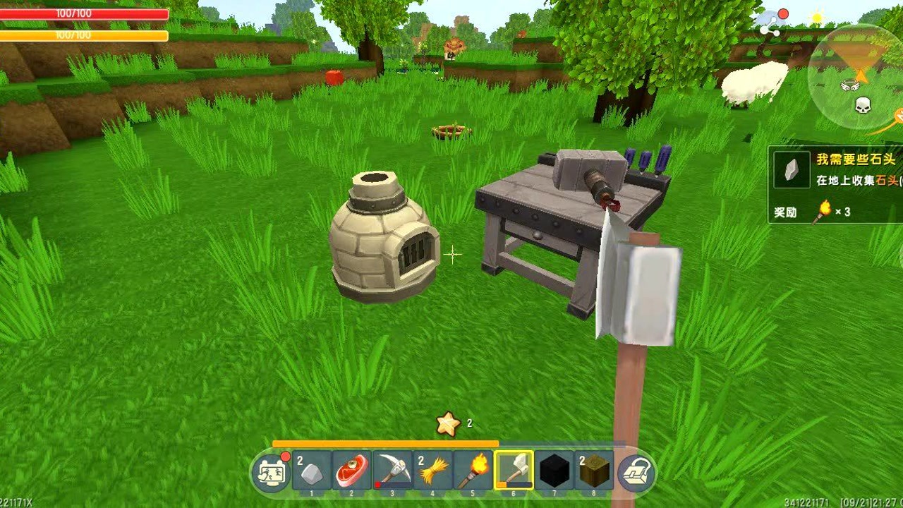 迷你世界:没想到石制工匠台和石炉变成了这个样子