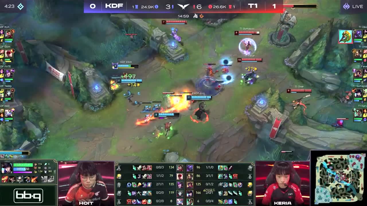 【回放】2022LCK春季赛W1D1 T1 vs KDF 第二局