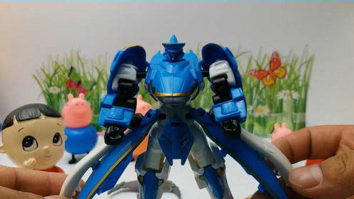 小猪佩奇与大头儿子的元气拯救队虎鲨金刚