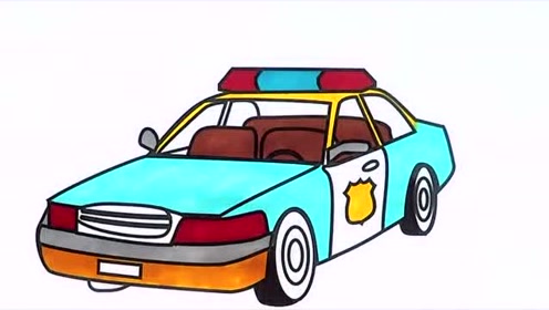 亲子绘画时光-如何画警车