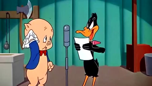 华纳经典,达菲鸭欺负猪小弟,结果人家秒变老板!