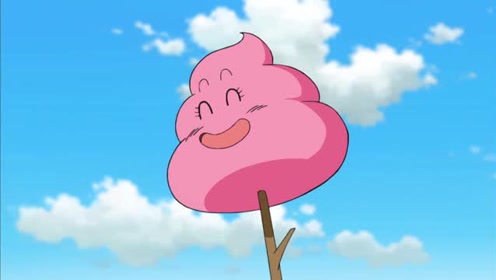 龙珠 阿拉蕾和超蓝悟空在决战,没想到被一朵便便给吸引了