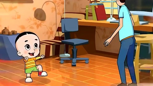 大头儿子上学只顾着玩,连1 1等于几都不知道