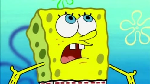 海绵宝宝吹笛子带着蟹虫大军帮助松鼠珊迪修补漏水的屋顶