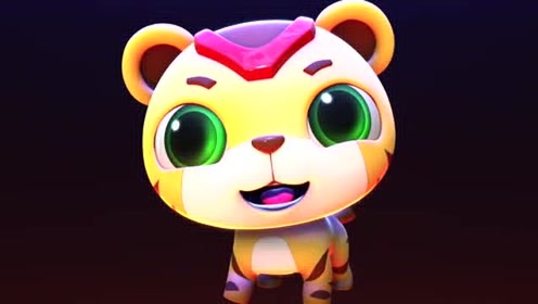 《猪猪侠之竞球小英雄》猪猪侠的元灵之力太可爱了 ,居然是只小老虎