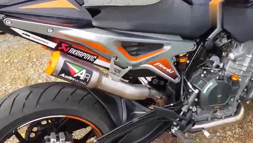 ktm790duke改双ar出排气管,真漂亮