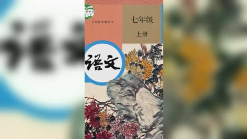 新人教版七年级语文上册