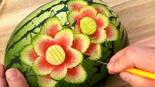 西瓜花怎么雕刻 腾讯视频