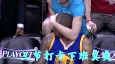 NBA轻松时刻：伊戈达拉比赛时这波场边按摩，我服！