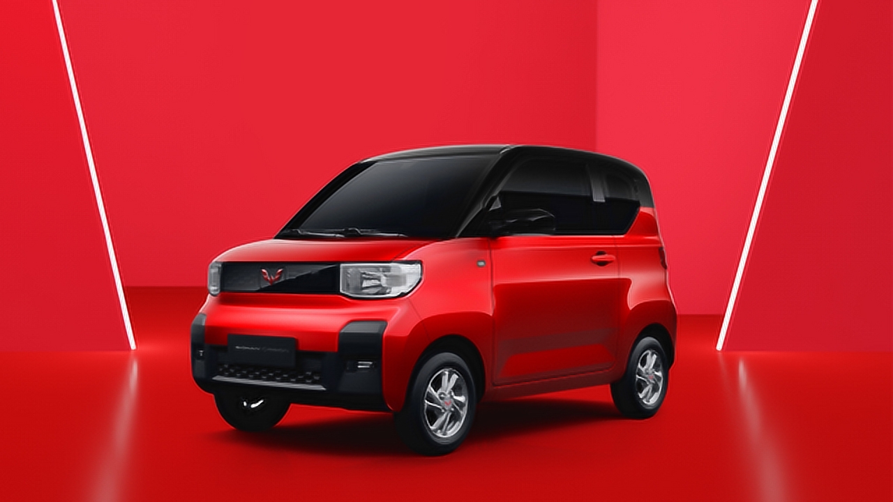五菱纯电动微型车官图曝光 车身配色相当动感
