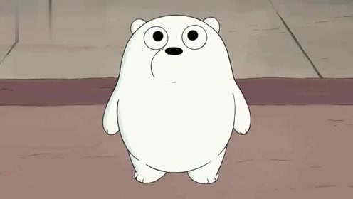 咱们裸熊:这次是小小的白熊,发出歪头杀警告,不喜欢都难