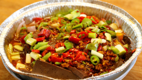 羊血不吃火锅不做汤,李姐做的这个锡纸羊血,光看做法都嘴馋!