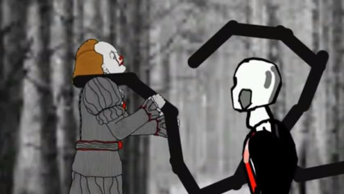 只能选择认怂0:01:51瘦长鬼影:废弃的破败森林里,有一个无面男的传说