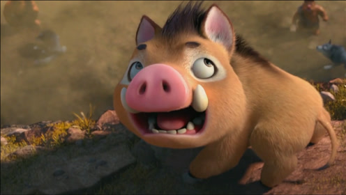 有梦想的小野猪,不达目的不罢手!