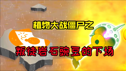 潮弟解说:岩石豌豆射手由于吸取的能量过多,最终身体发生了自爆!