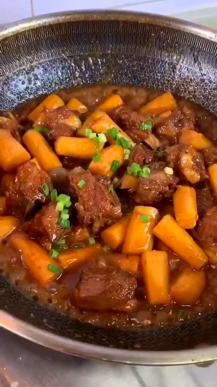 山药烧排骨,营养健脾有好吃!