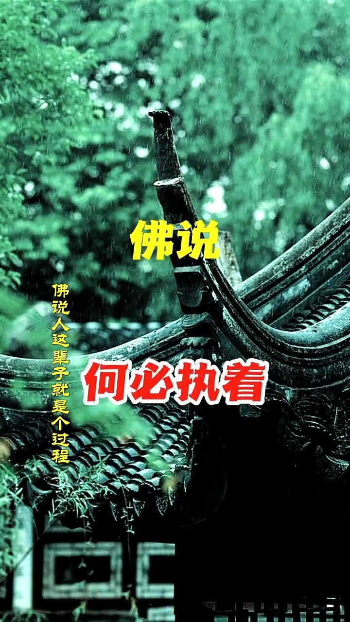 既为过客何必执着