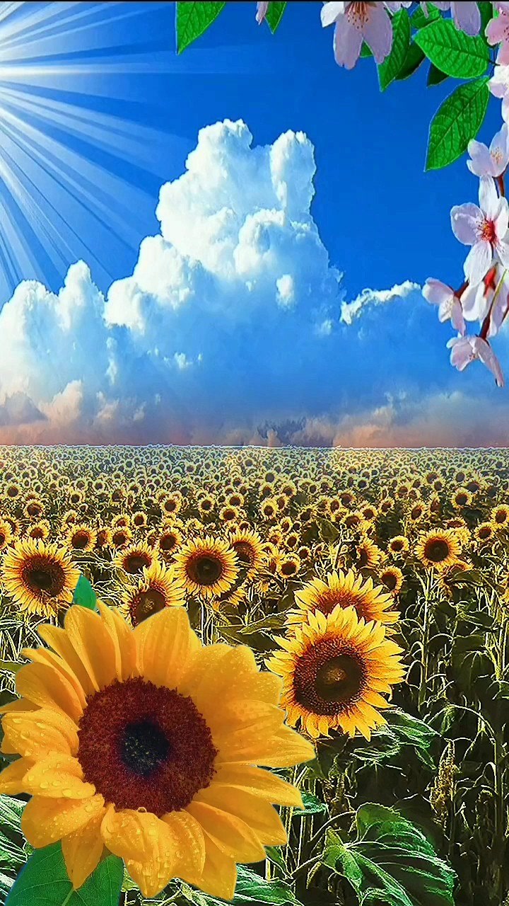 向(向日葵)一样永远迎着朝阳