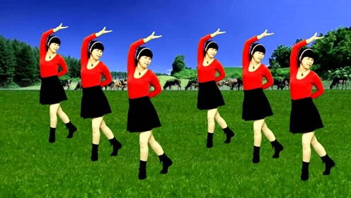 经典广场舞《自由飞翔》动感16步,大气优美,轻松好学