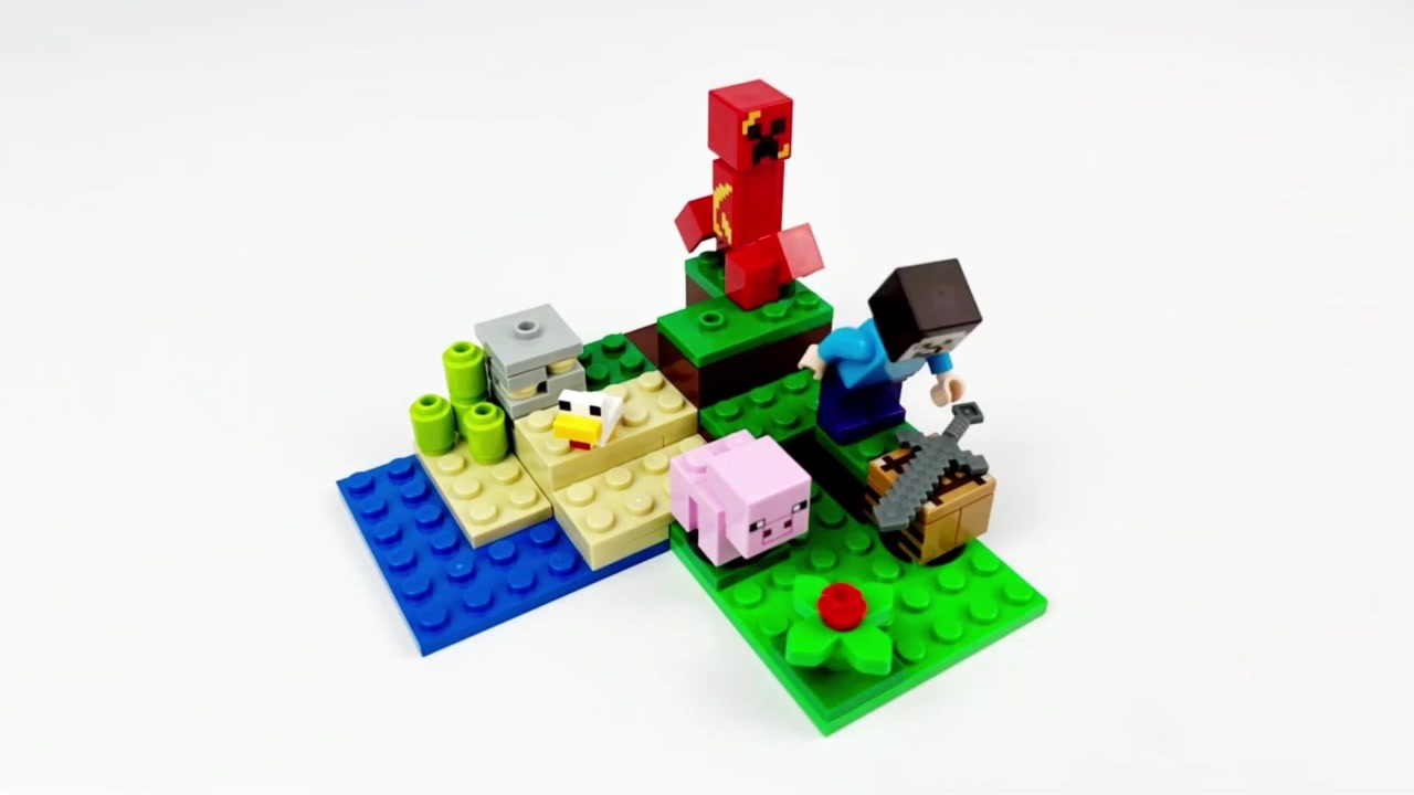 来搭我的世界系列爬行者伏击|乐高21177