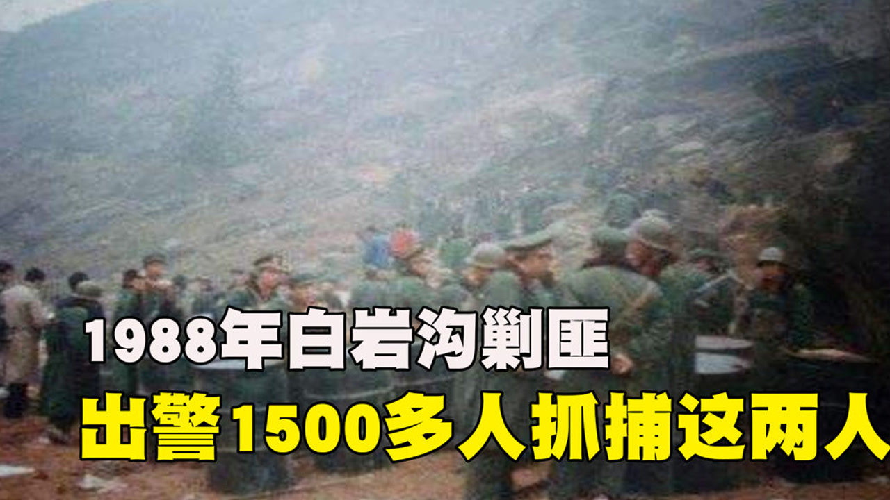 1988年,轰动全国的"白岩沟剿匪,出警1500多人只为抓捕这两人
