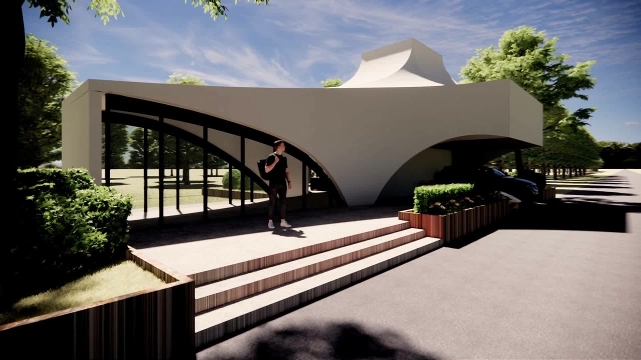 建筑设计:一个像雕塑一样矗立的住宅