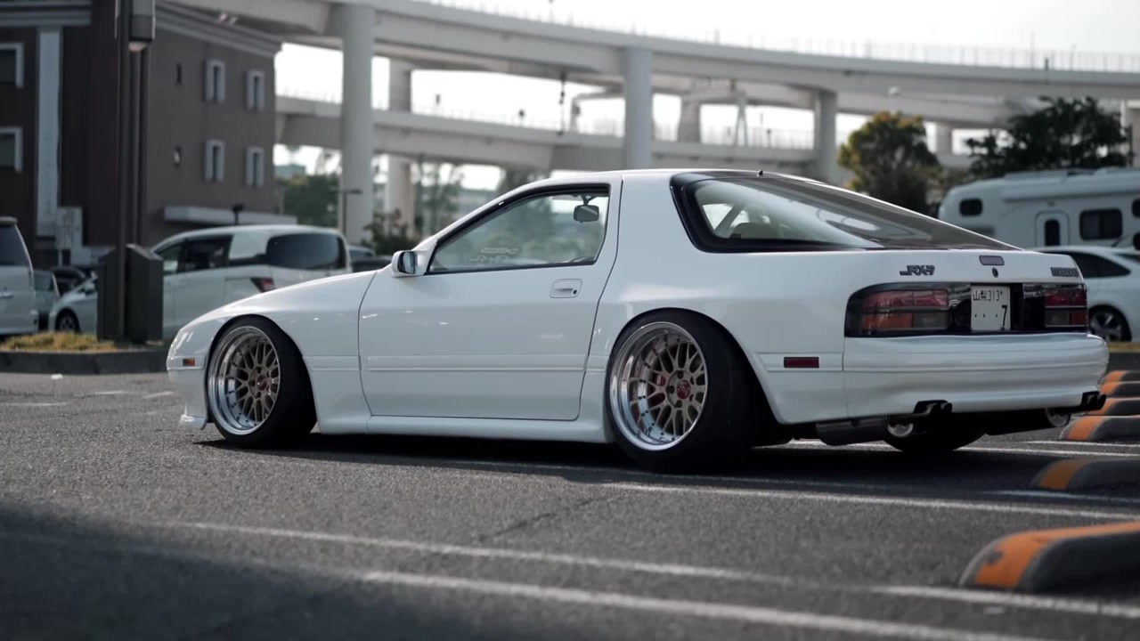 马自达rx7 fc3s,你的gtr是斗不过我的fc