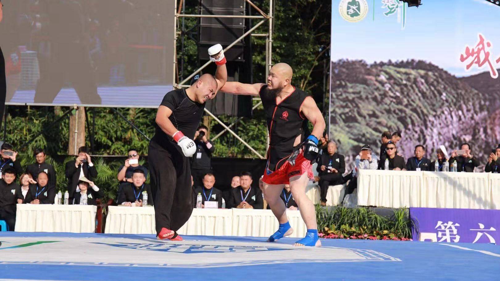 《功夫搏击》武林风王知亮传授大摆拳绝招 教学过程中一拳将拳靶打飞