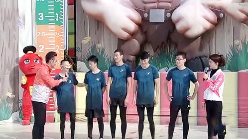 男生队闯关成功