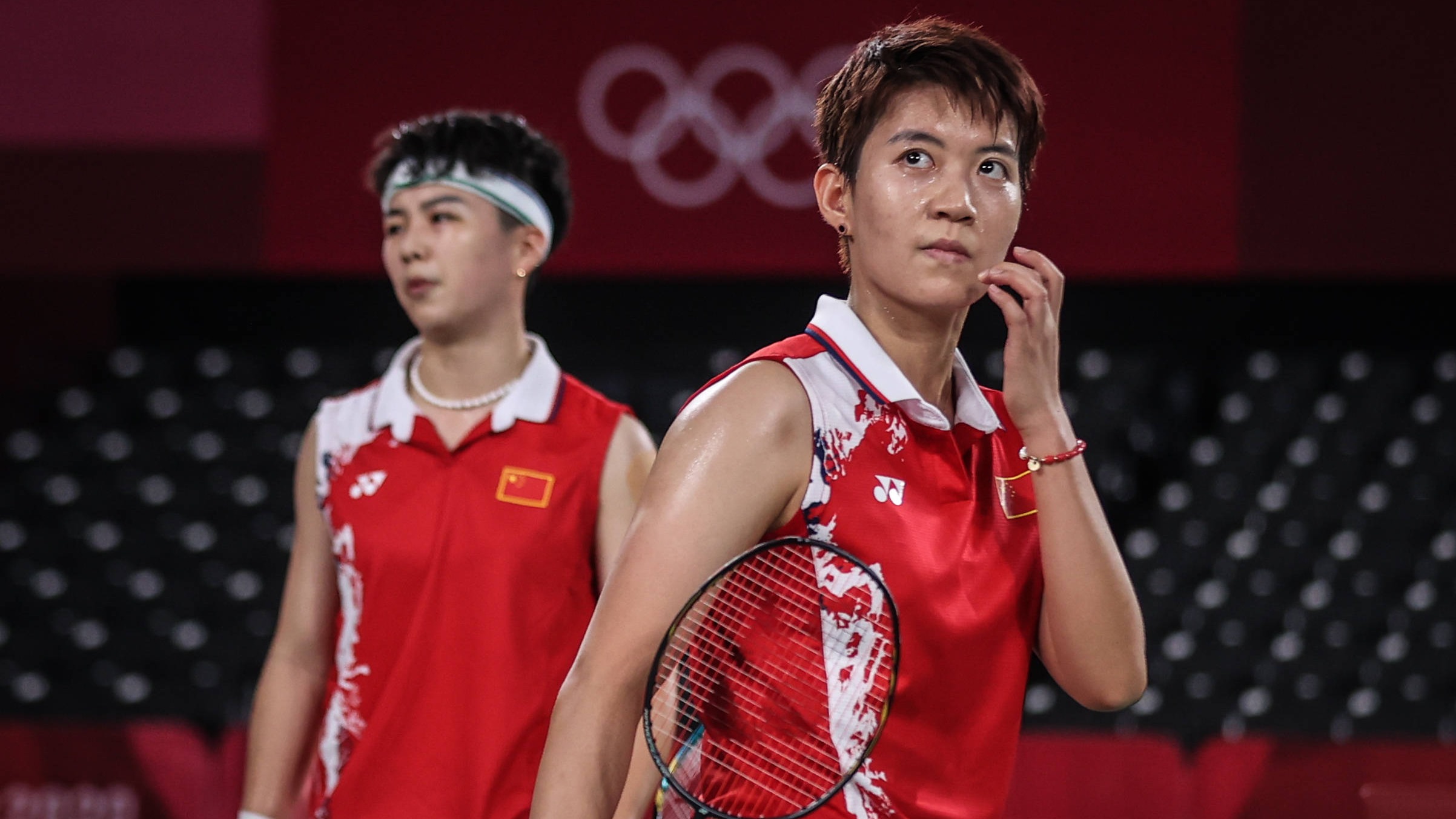东京奥运会-中国羽球_2020东京奥运会：羽毛球女子双打1/4决赛尤波莉/拉哈尤2-1杜玥/李茵晖_2020东京奥运会：羽毛球女子双打1/4 ...