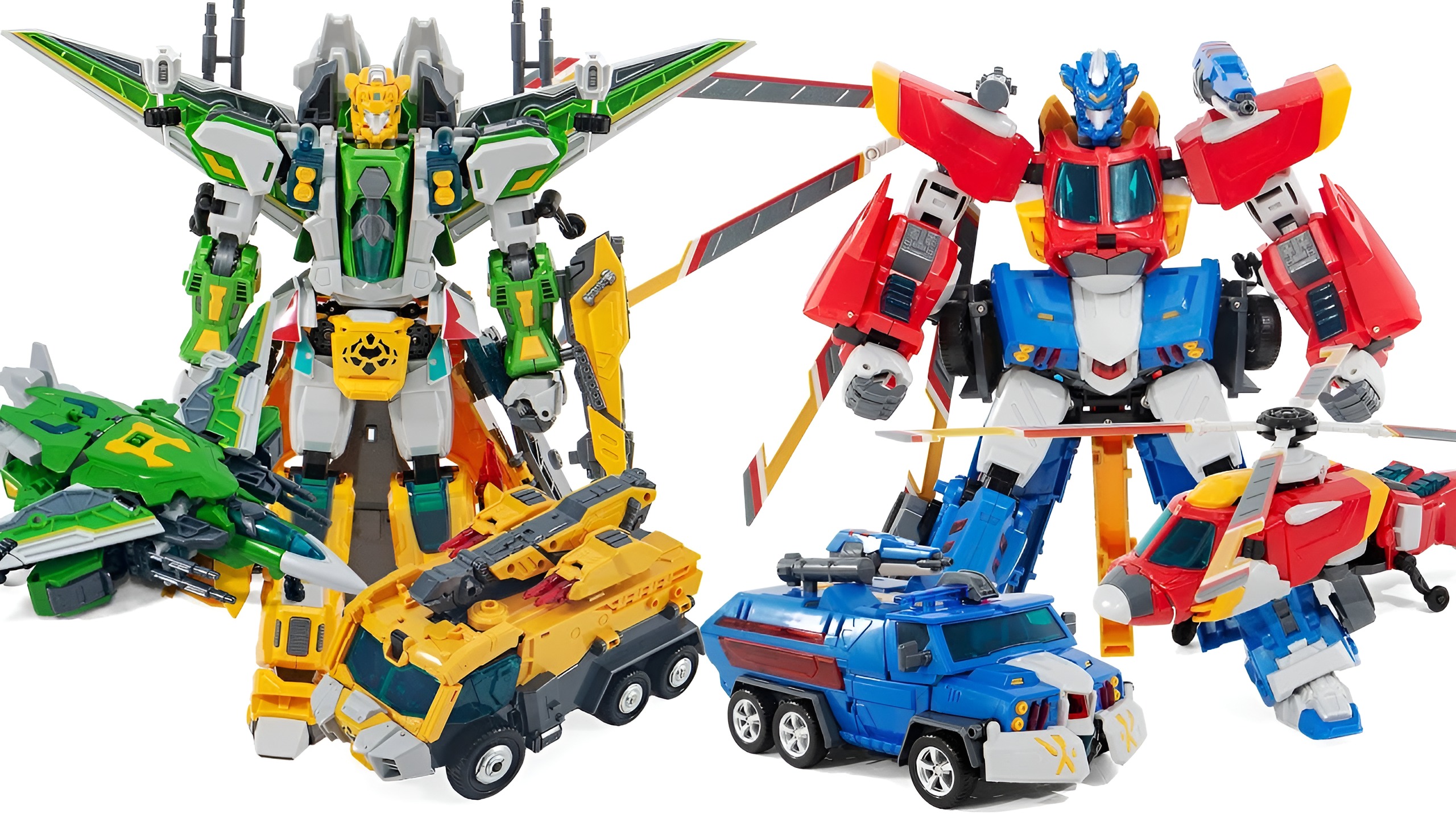 变形金刚模玩:七彩汽车人变形金刚模玩 赛车 变形机器人玩具