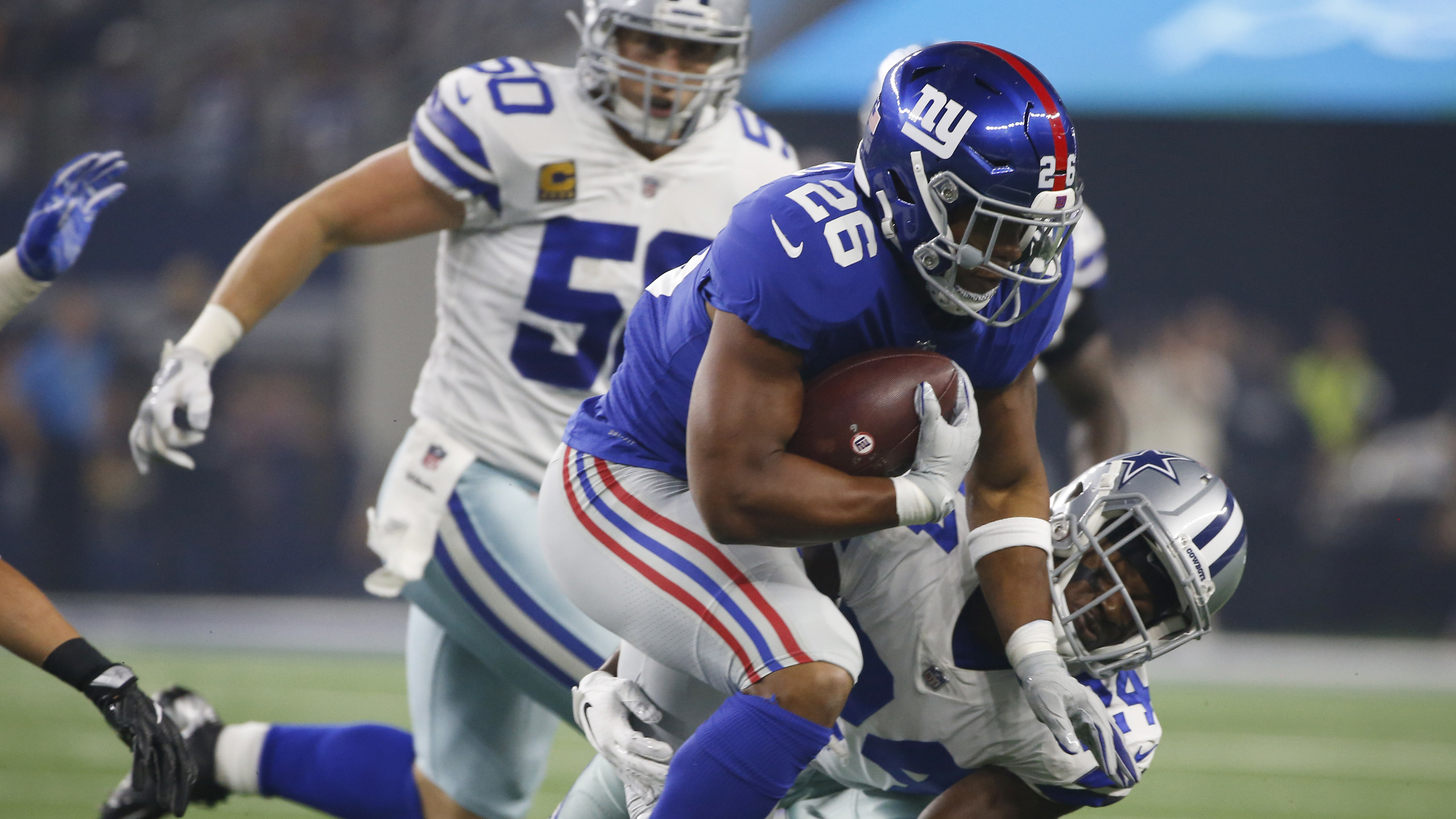 《nfl》【集锦】巨人13-20牛仔 曼宁遭6次擒杀巨人队开局2连败_高清