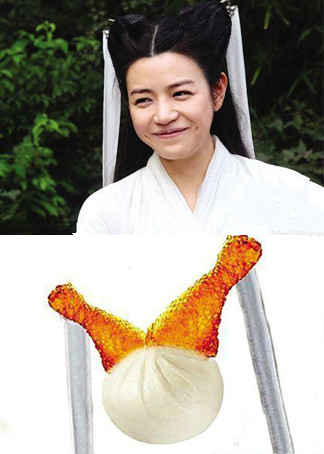 76陈妍希版小龙女被网友玩坏   小笼包插俩鸡腿张柏芝亲口回应锋妨档