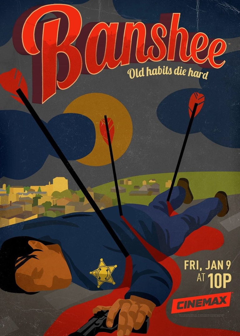 大盗警长第三季 / Banshee Season 3海报