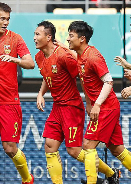 2018中国杯三四名决赛:中国1-4捷克