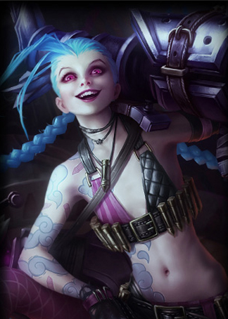 英雄联盟新英雄jinx视频合集