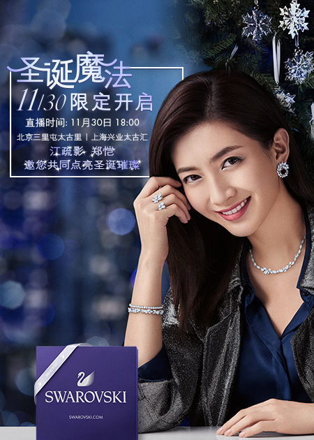 施华洛世奇双城圣诞点灯活动