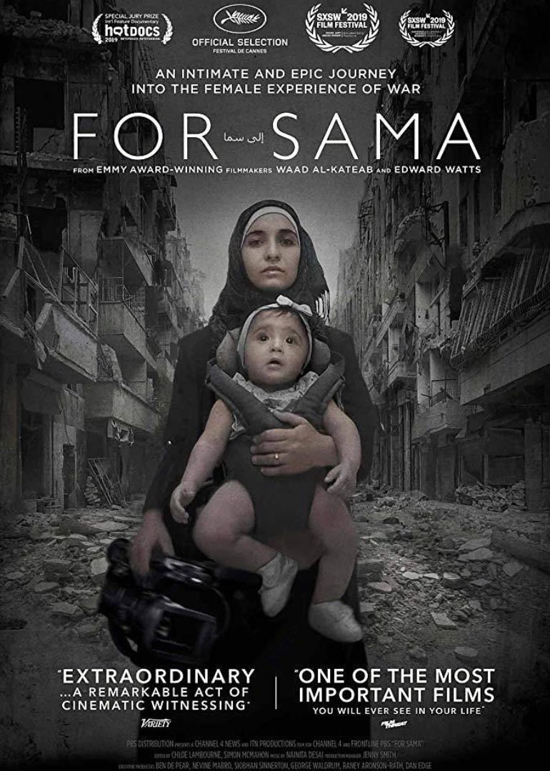 8分为了萨玛电影简 介:该片深入叙利亚战区拍摄当地居民的生活,直击