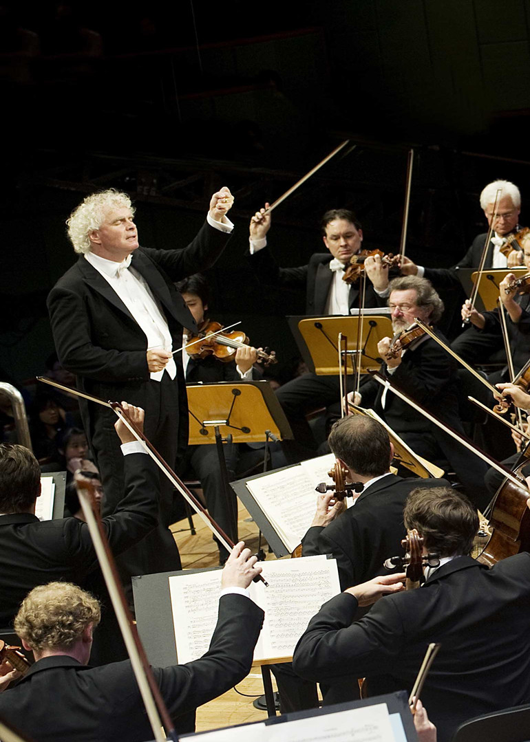 西蒙·拉特尔爵士指挥柏林爱乐乐团新加坡音乐会高清现场